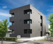 黒を基調とした魅せる外観の物件